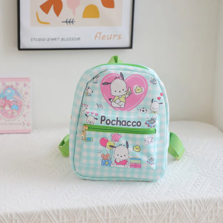 Kuromi Backpack My Melody Cinnamoroll Children Backpack Kindergarten Schoolbag Pochacco S-9.4"x7.3"x3.9"