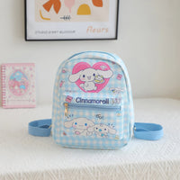 Kuromi Backpack My Melody Cinnamoroll Children Backpack Kindergarten Schoolbag Cinnamoroll S-9.4"x7.3"x3.9"