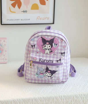 Kuromi Backpack My Melody Cinnamoroll Children Backpack Kindergarten Schoolbag - Lusy Store LLC