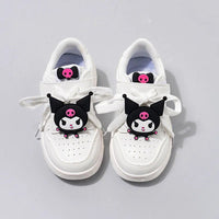 Kuromi Children's Casual Shoes Girls Cute Cartoon Comfortable Board Shoes Breathable Non Slip - Lusy Store LLC