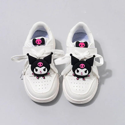 Kuromi Children's Casual Shoes Girls Cute Cartoon Comfortable Board Shoes Breathable Non Slip - Lusy Store LLC