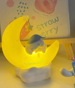 Kuromi Cinnamonroll LED Light Accessories Ornament Beauty Bedroom Night Light Bedside Lamp Decoration - Lusy Store LLC