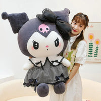 Kuromi Melody Cinnamoroll Big Size Plush Toys Pillow Stuffed Sofa Cushion Girl's Room Decoration Gift - Lusy Store LLC