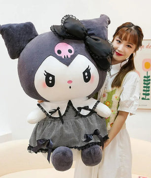 Kuromi Melody Cinnamoroll Big Size Plush Toys Pillow Stuffed Sofa Cushion Girl's Room Decoration Gift - Lusy Store LLC