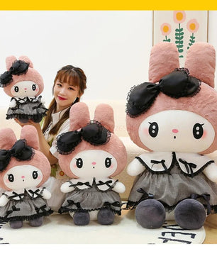 Kuromi Melody Cinnamoroll Big Size Plush Toys Pillow Stuffed Sofa Cushion Girl's Room Decoration Gift - Lusy Store LLC