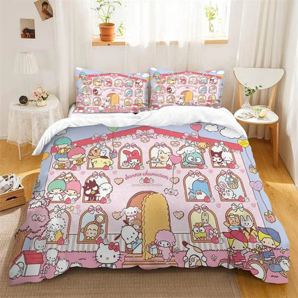 Kuromi Melody Duvet Cover Family Children's Room Decoration Single Double Multiple Sizes 6