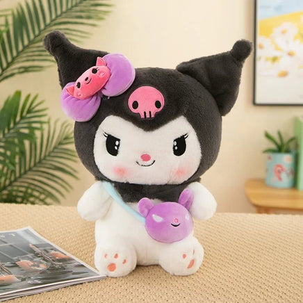 Kuromi My Melody Cinnamoroll Plush Dolls Soft Stuffed Pillow Anime Figure Cartoon Decor Kids Toys Gifts - Lusy Store LLC