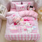 Kuromi My Melody Duvet Cover Girl Children Cartoon Cute Bedding Set for Bedroom Decoration 1