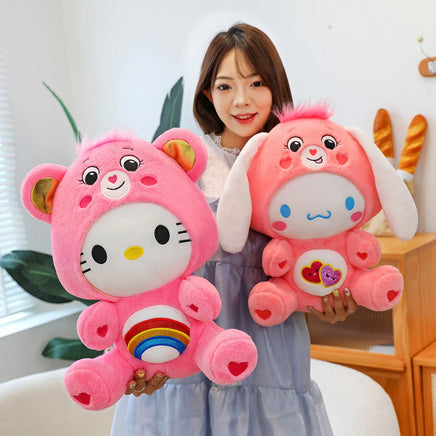 Badtz Maru Plush Hello Kitty Cinnamoroll Cute Big Size Cross-Dressing Lotso Soft Stuffed Pillow Gift - Lusy Store LLC 