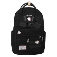 Large Capacity Travel Backpack for Women's Junior and Middle School Students Black