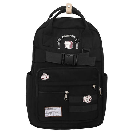 Large Capacity Travel Backpack for Women's Junior and Middle School Students Black