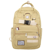 Large Capacity Travel Backpack for Women's Junior and Middle School Students Yellow