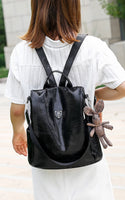 Leather Backpack Anti Theft Women Backpacks Soft Leather Casual Lides Shoulder Bag