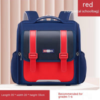 Lightweight Backpack for Students - Kids' Schoolbag Red