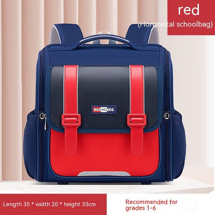 Lightweight Backpack for Students - Kids' Schoolbag Red