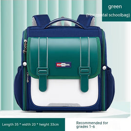 Lightweight Backpack for Students - Kids' Schoolbag Green