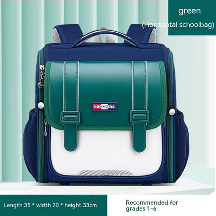 Lightweight Backpack for Students - Kids' Schoolbag Green
