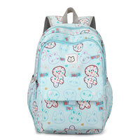 Lightweight Multi-layer Schoolbags for Primary School Girls with Large Capacity Blue