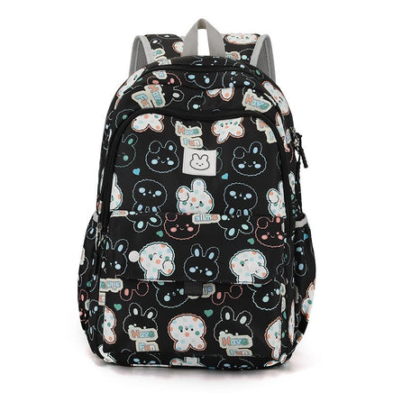 Lightweight Multi-layer Schoolbags for Primary School Girls with Large Capacity Black
