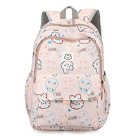 Lightweight Multi-layer Schoolbags for Primary School Girls with Large Capacity Pink