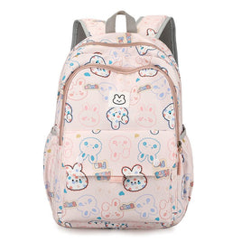 Lightweight Multi-layer Schoolbags for Primary School Girls with Large Capacity Pink