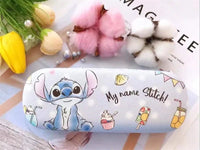 Lilo and Stitch Glasses Case - Princess Series, Hard Shell Protective Case for Children A