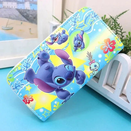 Lilo & Stitch Character Coin Purse with Mickey Mouse and Elsa 05