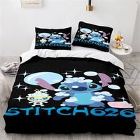 Lilo & Stitch Duvet Cover Cartoon Animation Style Single Double Bedding Set King Size Room Decoration 1