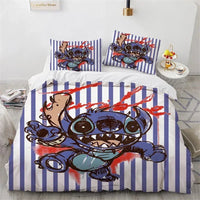 Lilo & Stitch Duvet Cover Gift Bedding Set Single Double Bedroom Decor 8