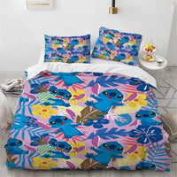 Lilo & Stitch Duvet Cover Gift Bedding Set Single Double Bedroom Decor 2