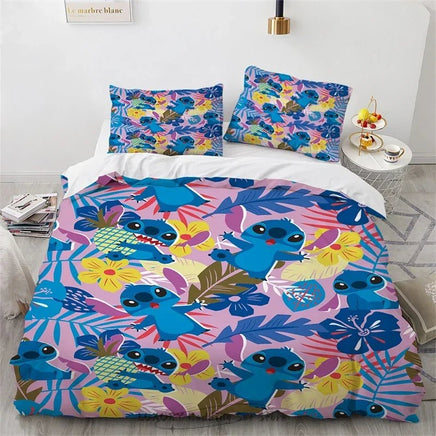 Lilo & Stitch Duvet Cover Gift Bedding Set Single Double Bedroom Decor 2