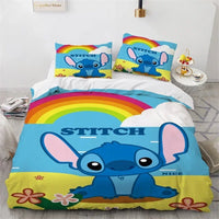 Lilo & Stitch Duvet Cover Gift Bedding Set Single Double Bedroom Decor 9