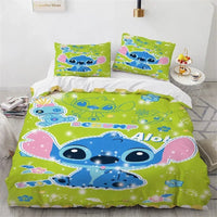 Lilo & Stitch Duvet Cover Gift Bedding Set Single Double Bedroom Decor 5