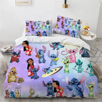 Lilo & Stitch Duvet Cover Gift Bedding Set Single Double Bedroom Decor 6