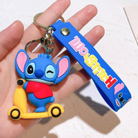 Lilo & Stitch Keychain - Cute Pink Angel Stitch Pendant Keychain for Women and Girls 6