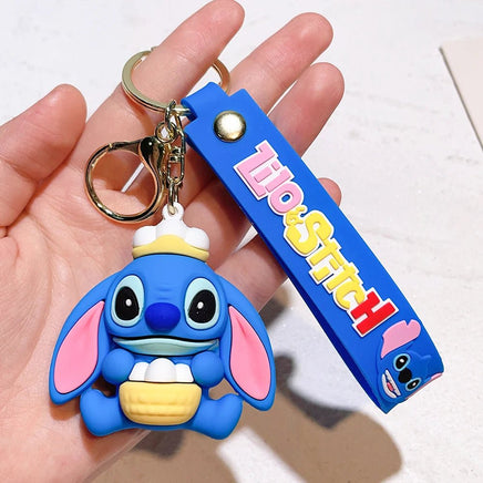 Lilo & Stitch Keychain - Cute Pink Angel Stitch Pendant Keychain for Women and Girls 4
