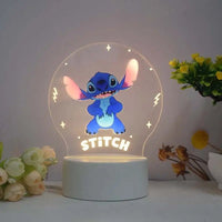 Lilo & Stitch Night Light for Children's Bedroom Decor and Christmas Gift Stitch-4 usb warm color