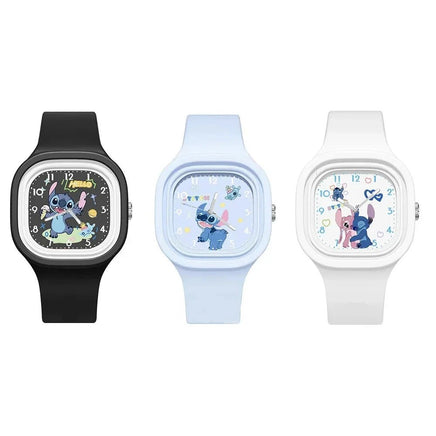 Lilo & Stitch Silicone Sports Watch for Kids - Kawaii Anime Style Design with Cartoon Perfect Gift