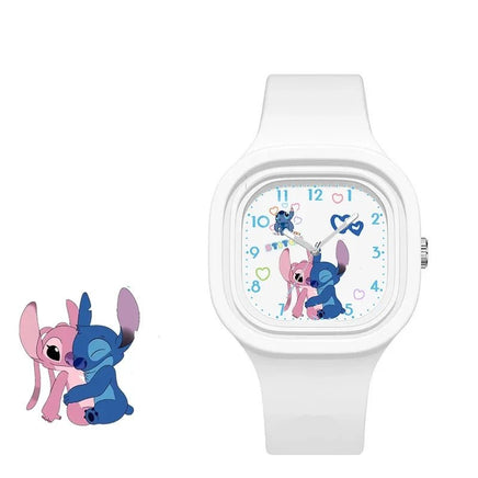 Lilo & Stitch Silicone Sports Watch for Kids - Kawaii Anime Style Design with Cartoon Perfect Gift 2 Small