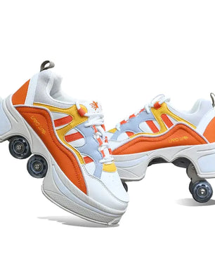 Casual Sneakers Walk Roller Skates