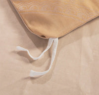 Luxury Bedding Sets Beige Embroidered Cotton Bedspread King Queen Size Luxury Bed Room - Lusy Store LLC