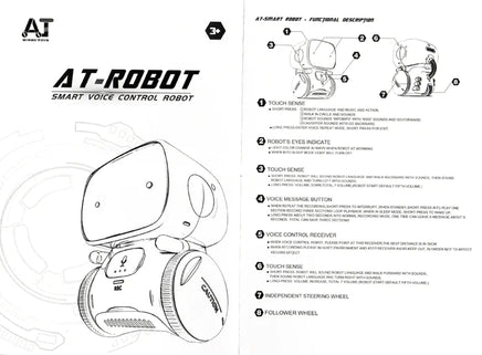 Lusy Store LLC Newest Type Smart Robots Dance Voice Command Toys