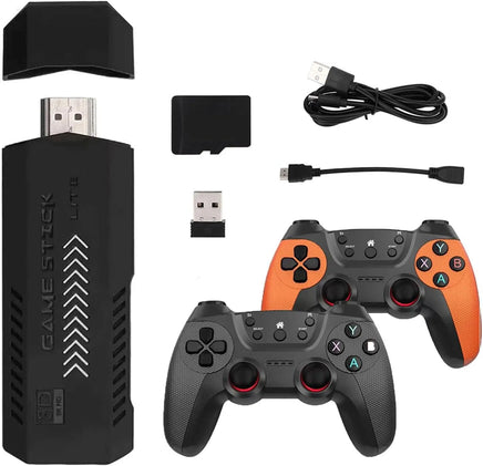 Lusy Store LLC X2 Ultra Retro Game Stick 4K, Plug and Play Video Gaming Console with 128G memory card Console