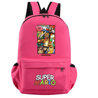 Mario Backpack Boys Girls Hildren Back To School Kawaii Schoolbag Luigi Yoshi Toad - Lusy Store LLC