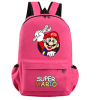 Mario Backpack Boys Girls Hildren Back To School Kawaii Schoolbag Luigi Yoshi Toad - Lusy Store LLC