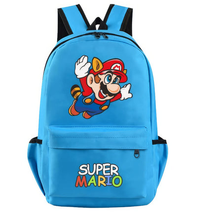 Mario Backpack Boys Girls Hildren Back To School Kawaii Schoolbag Luigi Yoshi Toad - Lusy Store LLC