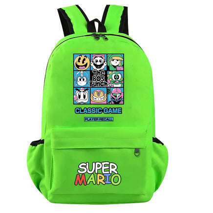 Mario Backpack Boys Girls Hildren Back To School Kawaii Schoolbag Luigi Yoshi Toad - Lusy Store LLC