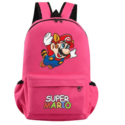 Mario Backpack Boys Girls Hildren Back To School Kawaii Schoolbag Luigi Yoshi Toad - Lusy Store LLC