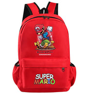 Mario Backpack Boys Girls Hildren Back To School Kawaii Schoolbag Luigi Yoshi Toad - Lusy Store LLC