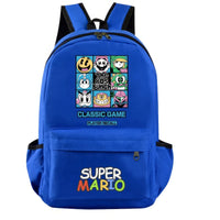 Mario Backpack Boys Girls Hildren Back To School Kawaii Schoolbag Luigi Yoshi Toad - Lusy Store LLC